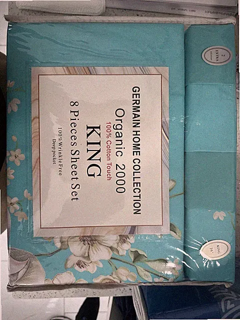 8 PIECE BEDSHEET SET