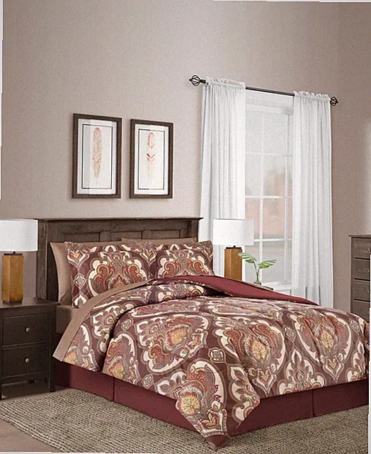 Fairfield Square Collection Estelle Reversible 8 Pieces Bedding Comforter Sets
