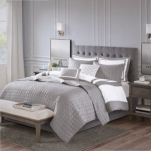 Madison Park Heritage 8 Piece Comforter and Quilt Set Collection