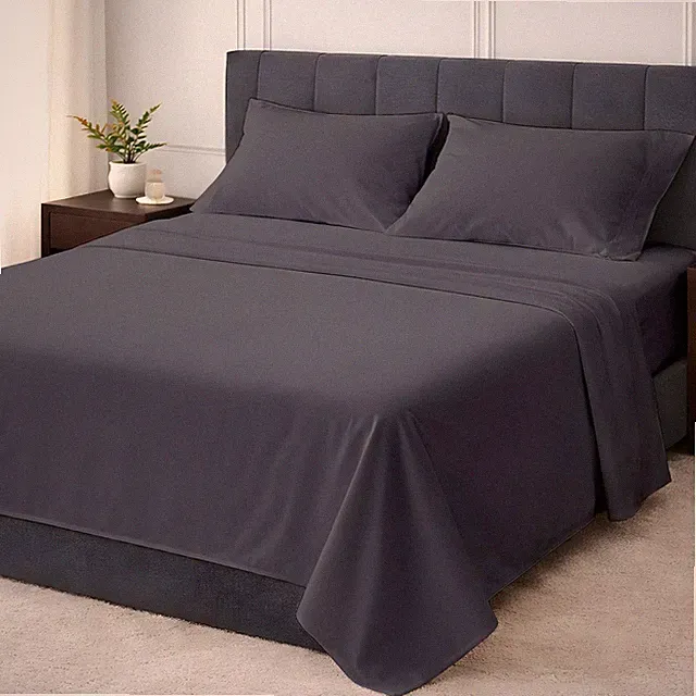 Queen 4 Piece Sheet Set, 1800 Ultra Soft Hotel Luxury Bedding, Breathable and...